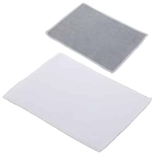 Quick Clean 5" x 7-1/8" Dual Sided Microfiber Cloth : Full Color-2