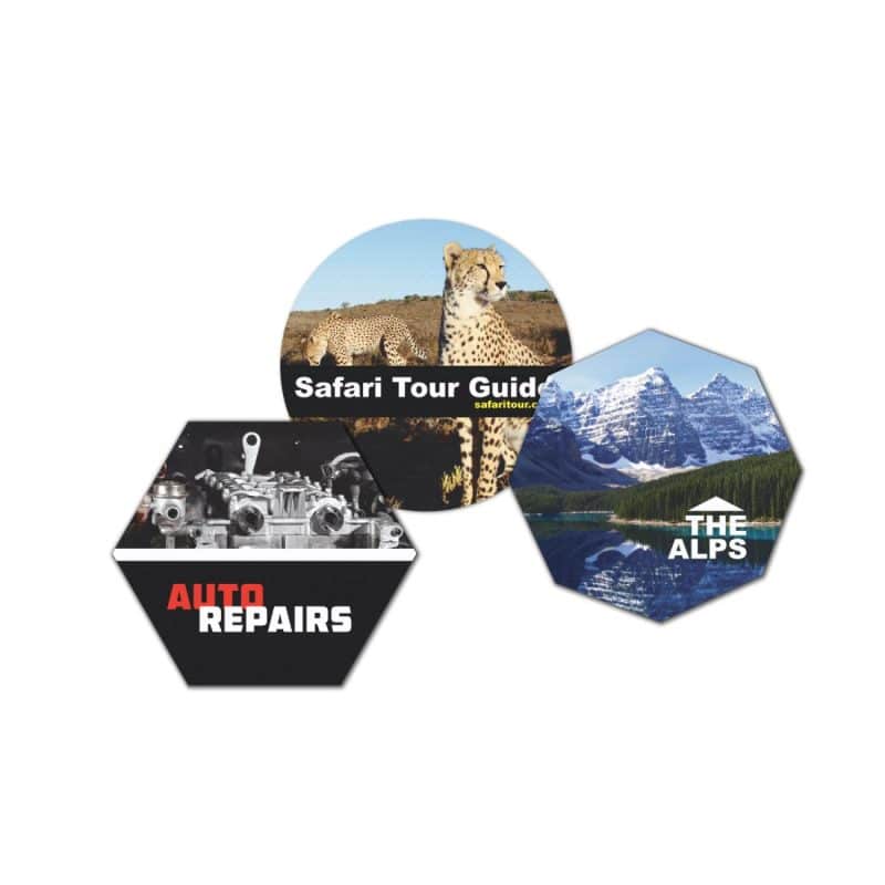 Custom Any Custom Shape Best Quality MicroFiber Cloth 6" Longest Diameter