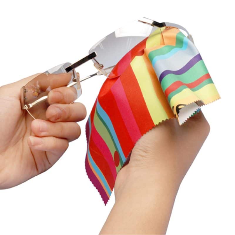 Custom MicroCloth - Portable Ultra-Fine Microfiber Cleaning Cloth (8"x6") - 4