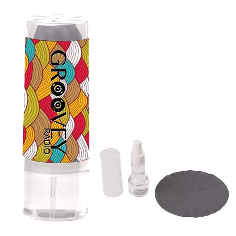 Custom 1 Oz. Cleaning Spray With Microfiber Cloth - 4