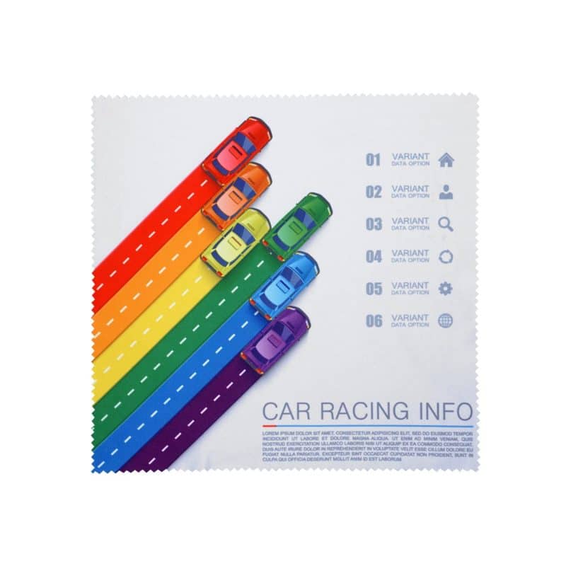 Custom 8 X 8 Microfiber Cleaning Cloth - 2