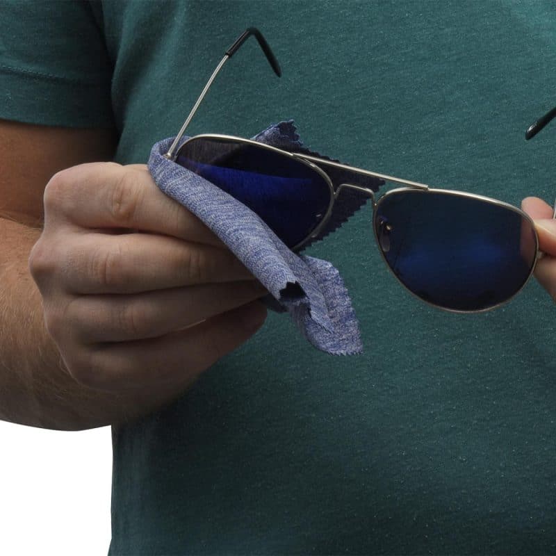 Custom Heathered Cleaning Cloth In Case - 3