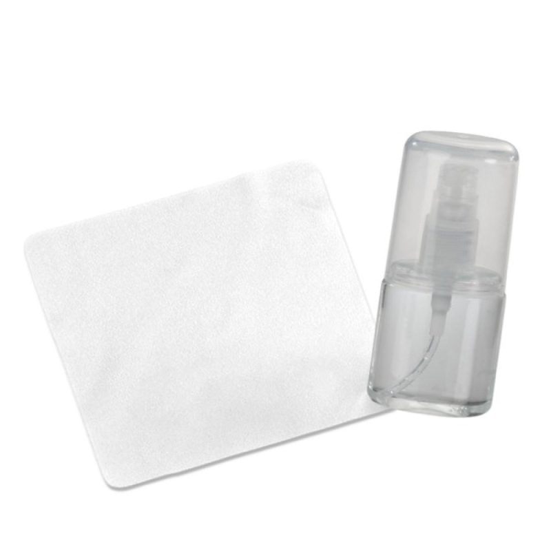 Custom 1 oz Glass/Lens Cleaner + 4" Sublimated Lens Cloth - 1