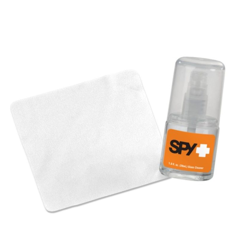 Custom 1 oz Glass/Lens Cleaner + 4" White Lens Cloth - 2