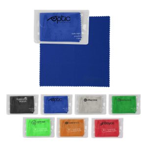 Custom RPET Microfiber Cleaning Cloth In Case