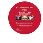 Custom 6-1/2" Washoe Circle Recycled RPET Full Color Import Air Ship Microfiber Cloth (Overseas)