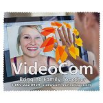 Custom 6"x 7" "Chamarel XLR" Recycled RPET Full Color Import Air Ship Microfiber Cloth & Screen (Overseas)