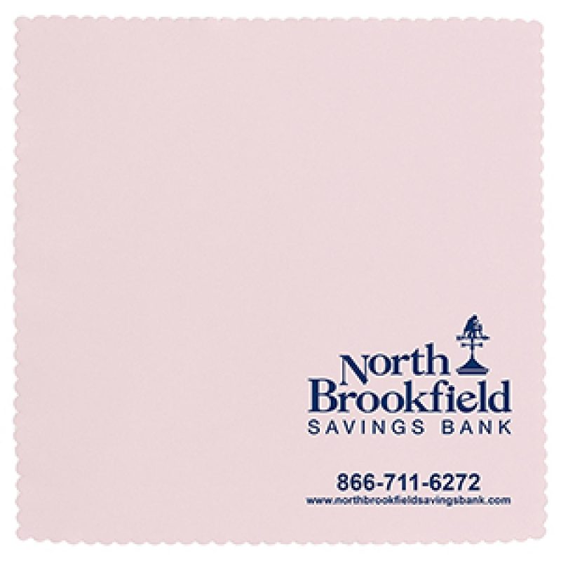 Custom "ONECLEANSCREEN" 6" X 6" 100% Microfiber Recycled RPET Polyester Cleaning Cloth & Screen Cleaner - 7