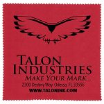 Custom "ONECLEANSCREEN" 6" X 6" 100% Microfiber Recycled RPET Polyester Cleaning Cloth & Screen Cleaner - 8