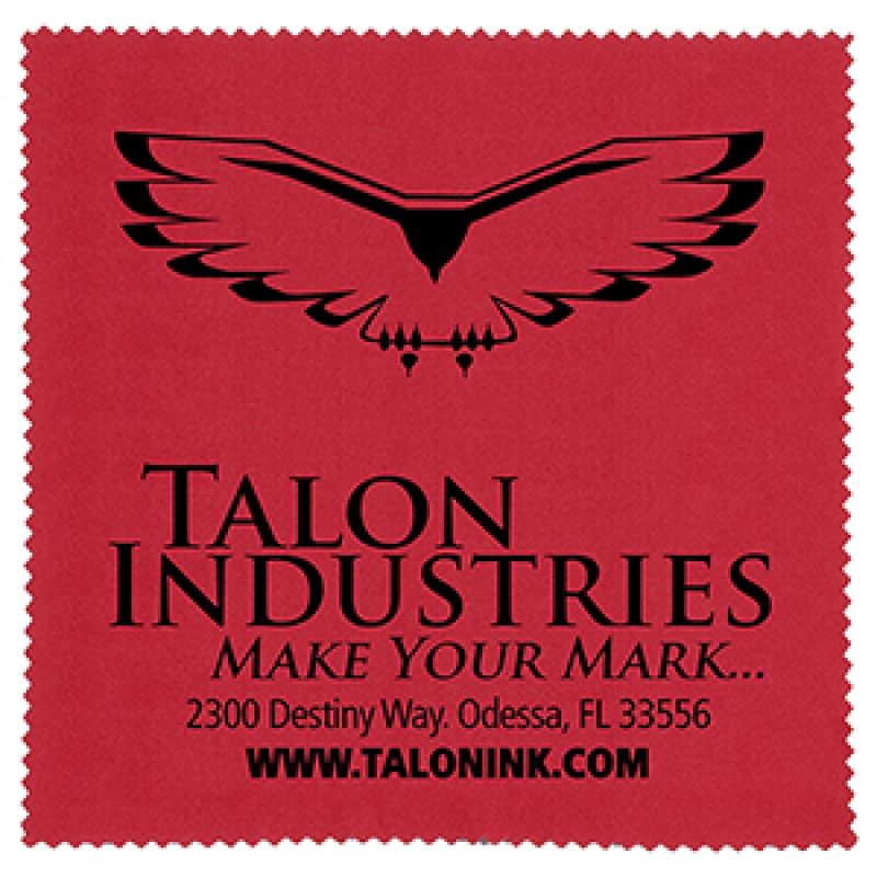 Custom "ONECLEANSCREEN" 6" X 6" 100% Microfiber Recycled RPET Polyester Cleaning Cloth & Screen Cleaner - 8