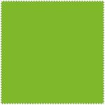 Custom 5"x 5" Silky Smart-Fiber Cloth - 1 Color Silkscreen + PVC Pouch - 5