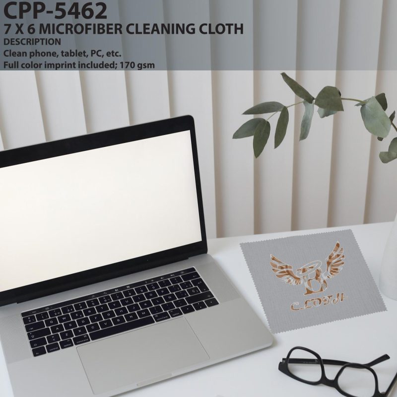 Custom 7 x 6 Microfiber Cleaning Cloth - 3