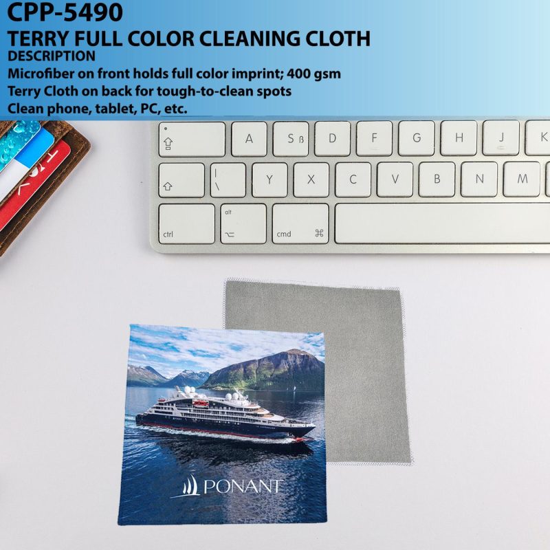 Custom 8 x 8 Microfiber Cleaning Cloth - 2