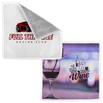 Custom 8" x 8" Microfiber Cloth - 400GSM (QuickShip - 21-26 Days)