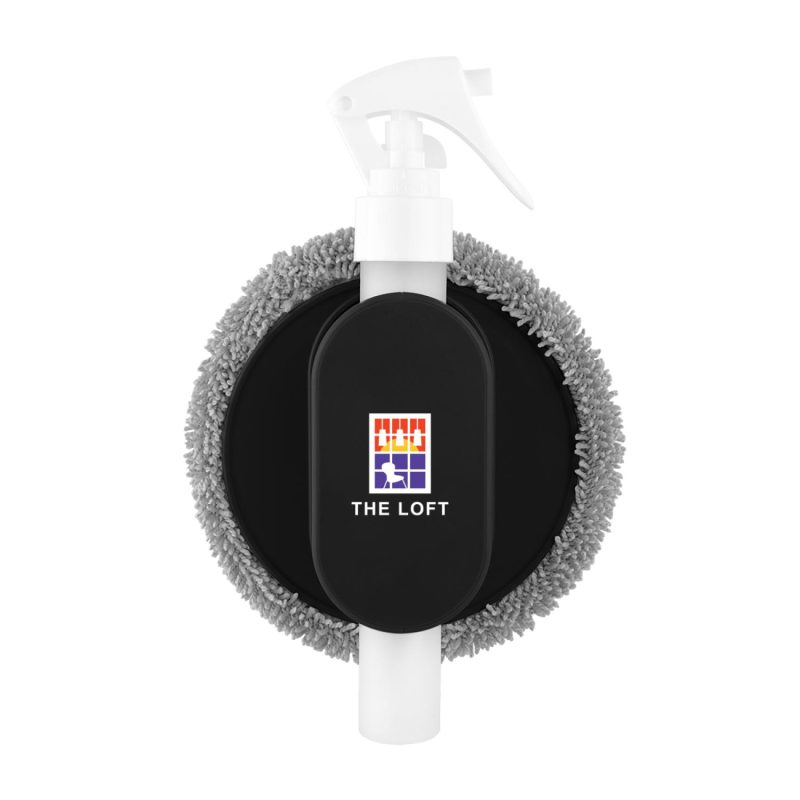 Custom All-in-one Refillable Spray Bottle & Cleaning Cloth - 2