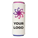 Custom Can Sleeve - Wraparound Silky Soft MicroFiber Cloth - Vivid Full Color - 12oz Slim Can