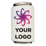 Custom Can Sleeve - Wraparound Silky Soft MicroFiber Cloth - Vivid Full Color - 12oz Standard Can