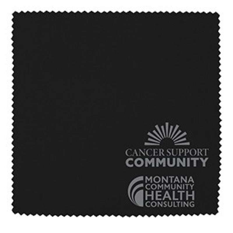 Custom "ONECLEANSCREEN" 6" X 6" 100% Microfiber Recycled RPET Polyester Cleaning Cloth & Screen Cleaner - 1