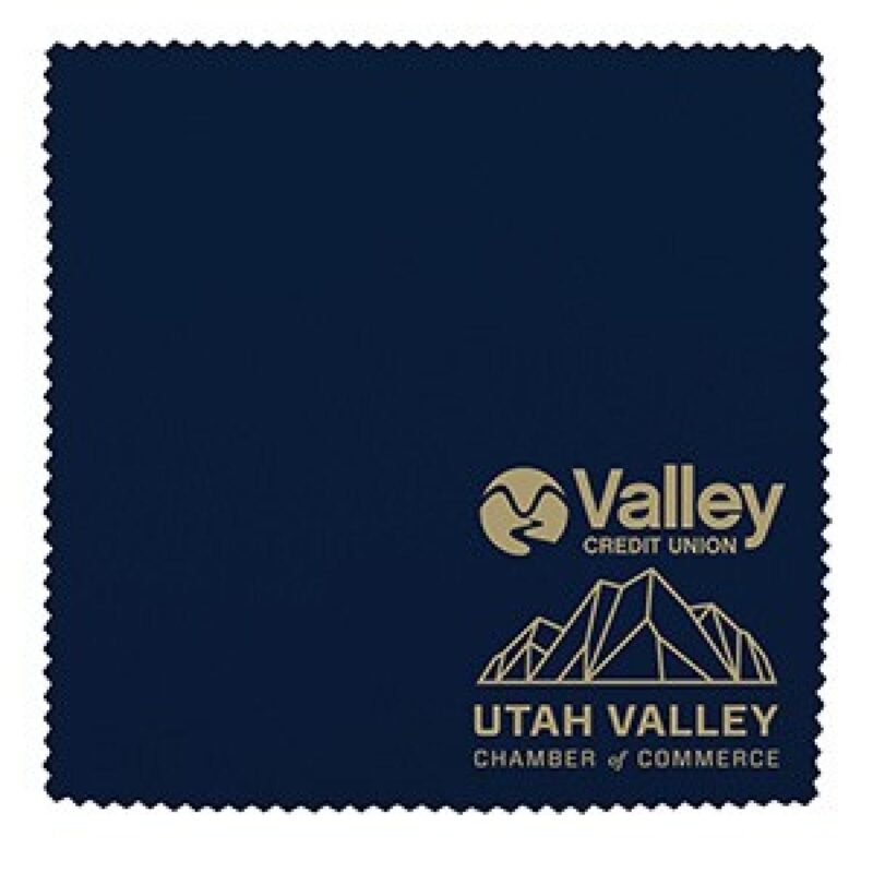 Custom "ONECLEANSCREEN" 6" X 6" 100% Microfiber Recycled RPET Polyester Cleaning Cloth & Screen Cleaner - 2