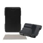 Custom Easy-Reach TM Auto Visor Clip w/Screen Cleaner Spray & Mini Microfiber Cleaning Cloth - 2
