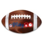 Custom Specialty Shaped Micro-Fiber Cleaning Cloth (Football)