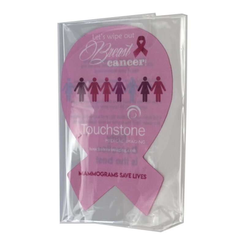 Custom Specialty Shaped Micro-Fiber Cleaning Cloth (Ribbon) - 2