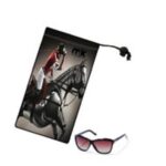 Custom Sunglass/Cell Phone Microfiber Cloth Pouch (3.25"x8")